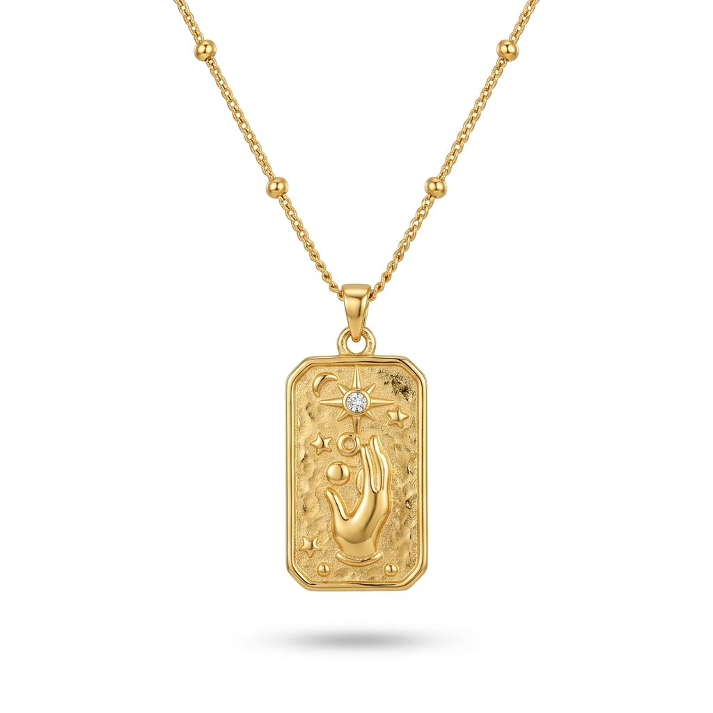 Celestial Hand Amulet Necklace
